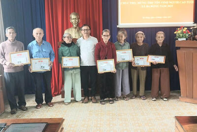 Lễ chúc thọ, mừng thọ người cao tuổi đợt 1 năm 2025